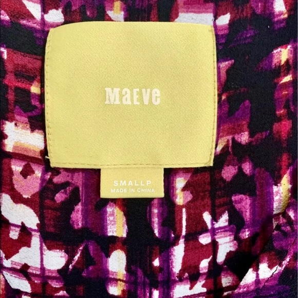 Anthropologie mauve kaftan petite small dress - Picture 5 of 13